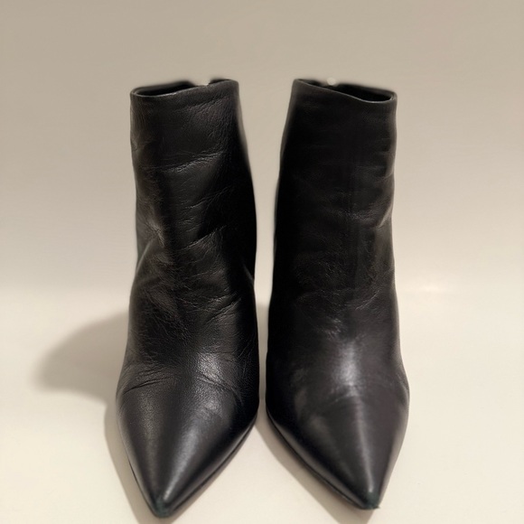 Tamara Mellon Moto Black Ankle Booties - Picture 6 of 7